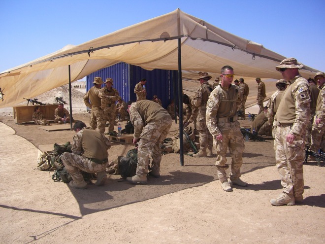 American soldiers serving in Afghanistan