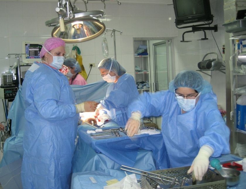 doctors in surgery